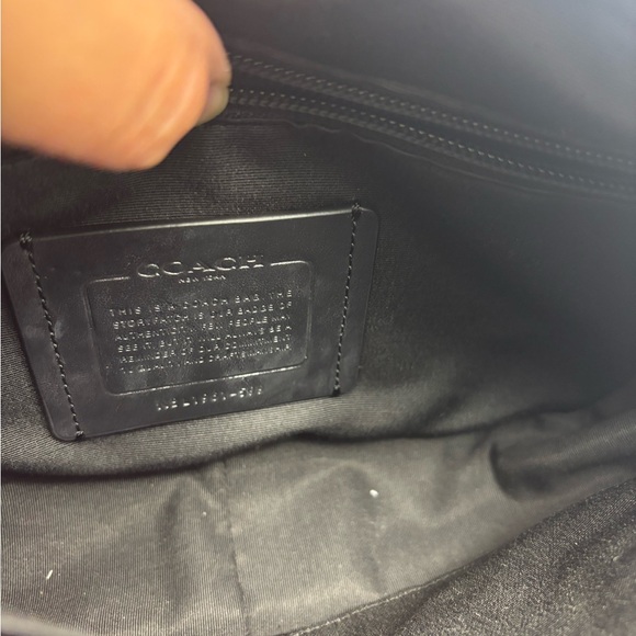 NWT Coach Edge Belt Bag In Signature Canvas Fanny Waist Body Signature Red Char - Picture 5 of 9